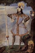 Nicholas Hilliard Large miniature of George Clifford oil painting reproduction